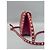 Borsa a mano Valentino Garavani Rockstud in pelle rossa Rosso - vista 5