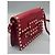 Borsa a mano Valentino Garavani Rockstud in pelle rossa Rosso - vista 9