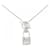 Hermès Collana con lucchetto amuleto Hermes Argento