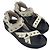 Sandali Balenciaga in pelle bianca con borchie Bianco