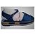 Espadrillas Chanel in pelle blu - vista 6