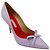 Lederpumps mit Lavendel-Schleifendetail von Carolina Herrera