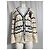 Strickjacke aus cremefarbener Wolle mit Ludvik-Logo-Patch von Sandro Paris Weiß Roh - Ansicht 7