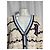 Strickjacke aus cremefarbener Wolle mit Ludvik-Logo-Patch von Sandro Paris Weiß Roh - Ansicht 8