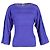 Top a maniche 3/4 M Missoni in lana blu