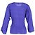 Top a maniche 3/4 M Missoni in lana blu - vista 3