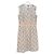 Abito sheath in macramè floreale Moschino Cheap and Chic in poliestere multicolore - vista 4