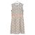 Abito sheath in macramè floreale Moschino Cheap and Chic in poliestere multicolore - vista 5