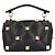 Valentino Garavani Borsa in pelle con borchie Valentino Nero - vista 3