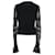 Alexander Mcqueen Rüschiger Strickpullover aus schwarzer Wolle  - Ansicht 3