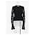 Alexander Mcqueen Rüschiger Strickpullover aus schwarzer Wolle  - Ansicht 6