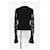 Alexander Mcqueen Rüschiger Strickpullover aus schwarzer Wolle  - Ansicht 8