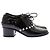 Mules e zoccoli CHANEL T.EU 38 Pelle verniciata Nero - vista 2