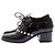 Mules e zoccoli CHANEL T.EU 38 Pelle verniciata Nero - vista 3