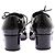Mules e zoccoli CHANEL T.EU 38 Pelle verniciata Nero - vista 5