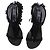 Autre Marque GIUSEPPE ZANOTTI X BALMAIN Sandali T.EU 37 Pelle Nero - vista 6