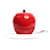 Fornasetti Apple shaped candle holder, refillable Red