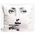 Fornasetti Almofada impressa com chaves e buracos de chave em preto e branco - vista 2