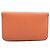 Pochette in pelle Taurillon Clémence Dogon GM di Hermès Arancione - vista 2