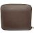 Hermès Billetera compacta bi-fold de seda Hermes Azap Castaño - vista 2
