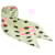 Hermès Hermes Twilly Hola Flamenca Polka Dot Silk Scarf White Red  ref.2023115