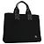Borsa a mano in tela nera BURBERRY Blue Label Auth ac3538 Nero