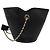 Céline Borsa a spalla CELINE in pelle nera e oro Auth 110823 Nero D'oro - vista 13