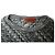 Poncho tessuto a zigzag bianco e nero di Missoni - vista 6