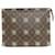 Pochette viagem Louis Vuitton Marrom Lona  ref.2023661