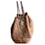 Borsa a secchiello Chanel in agnello marrone