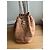 Borsa a secchiello Chanel in agnello marrone - vista 7
