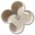 Louis Vuitton Monogramm Blumen Tasche Leer Beige Leder