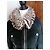 Autre Marque Schwarze Wildlederjacke mit Silberfuchskragen - Ansicht 4