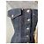 Jean Paul Gaultier Corsé Bustier de Algodón Azul Marino - vista 2