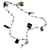 Collana Chanel con Perle e Charm Multicolore  - vista 1