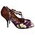 Décolleté con stampa floreale Dries Van Noten in cotone viola