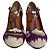 Décolleté con stampa floreale Dries Van Noten in cotone viola - vista 2