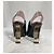 Décolleté con tacco trasparente metallico Dries Van Noten in pelle verde - vista 10
