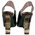Décolleté con tacco trasparente metallico Dries Van Noten in pelle verde - vista 3