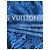 Montsouris Serviette de plage Louis Vuitton Bleu marine coton - vue 4