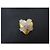 Spilla a forma di cuore Designer Givenchy Vintage 1980 D'oro - vista 7