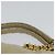 PRADA Borsa a mano con catena in nylon beige oro Auth mr979 D'oro - vista 8