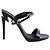 Giuseppe Zanotti Schwarze Lacklederabsätze