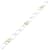 Tiffany & Co Pulseira charm em ouro 18K e prata Tiffany Amarelo  ref.2027004