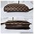 Borsa Louis Vuitton Damier Ebene Marrone - vista 10