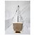 Borsa a tracolla Prada Canapa Logo Jacquard Marrone/Bianco - vista 4