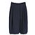 Timeless Gonna al ginocchio in cotone blu navy di Chanel - vista 6