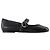 Belt ballerinas - Coperni - Leather - Black