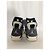 Baskets Nike Air Jordan 6 Retro Tech Chrome en daim gris Noir - vue 10