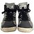 Baskets Nike Air Jordan 6 Retro Tech Chrome en daim gris Noir - vue 2